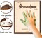 Best Grandpa Ever Gifts - Personalized Wooden Handprint Plaque, DIY Keepsake Craft Kit from Grandkids, Meaningful Family Decor to Capture Precious Memories, Unique Birthday Christmas Gift for Grandpa